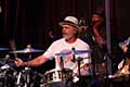 Drummer Danny Seraphine, pictured performing using his 3DME Music Enhancement IEM system from ASI Audio. Seraphine remarks that the 3DME system helps him perform his best, with powerful and dynamic playing. 