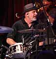 Drummer Danny Seraphine, pictured performing using his 3DME Music Enhancement IEM system from ASI Audio.