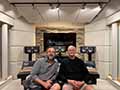 Pictured L-R: Studio owner Troy Hermes and Carl Tatz